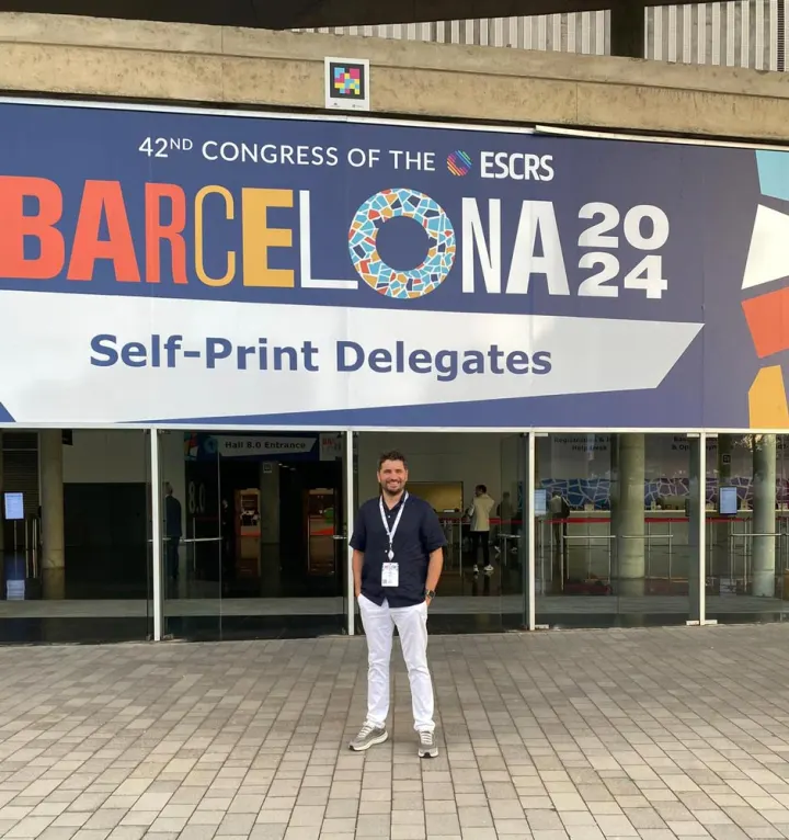 Op. Dr. Ömer Takeş bei Kongressen und Seminaren – 42. ESCRS-Kongress · Barcelona, 6.–10. September 2024