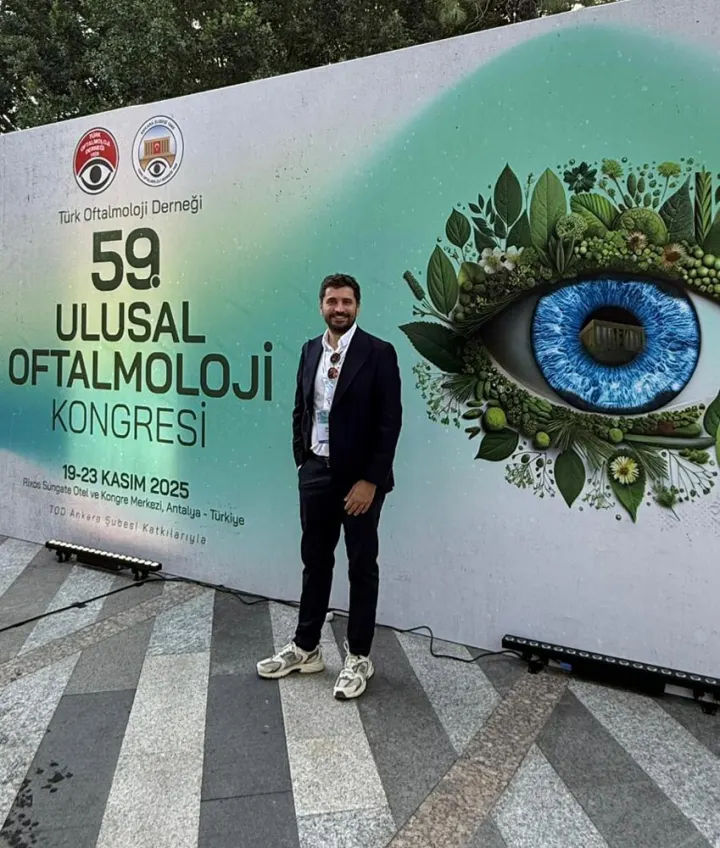 Op. Dr. Ömer Takeş bei Kongressen und Seminaren – 59. Nationaler Ophthalmologie-Kongress · Antalya, 19.–23. November 2025