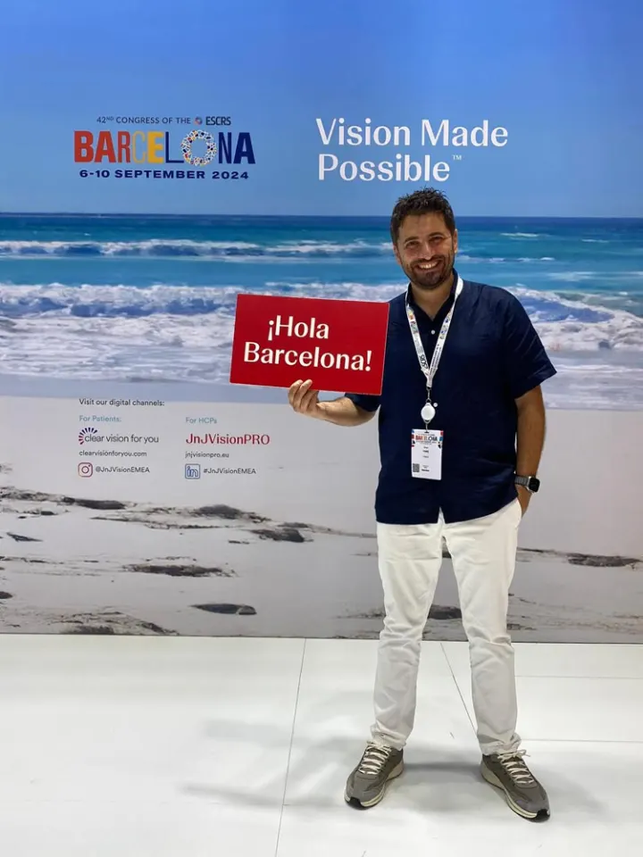 Op. Dr. Ömer Takeş bei Kongressen und Seminaren – 42. ESCRS-Kongress · Barcelona, 2024