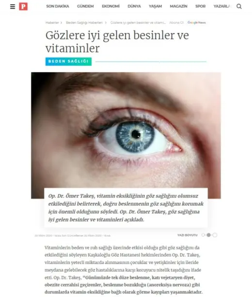 Leading laser eye doctor in Izmir