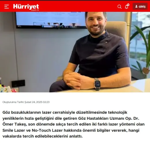 Laser eye surgeon in Izmir