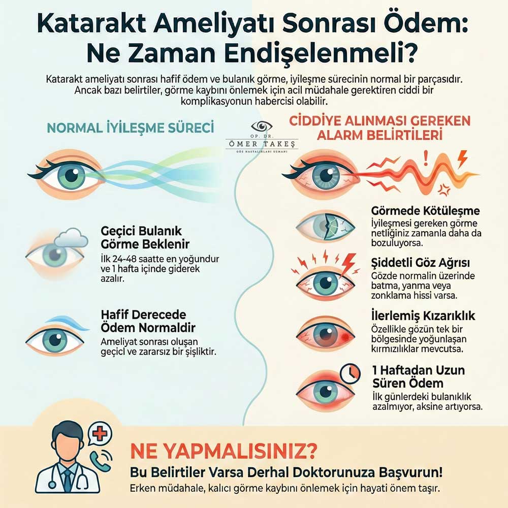 Katarakt Ameliyatı Sonrası Ödem Oluşumu