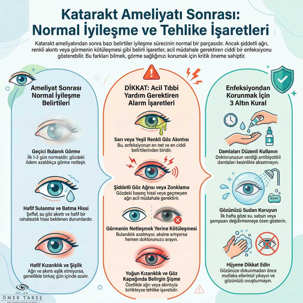 Katarakt Ameliyatı Sonrası Enfeksiyon Riski