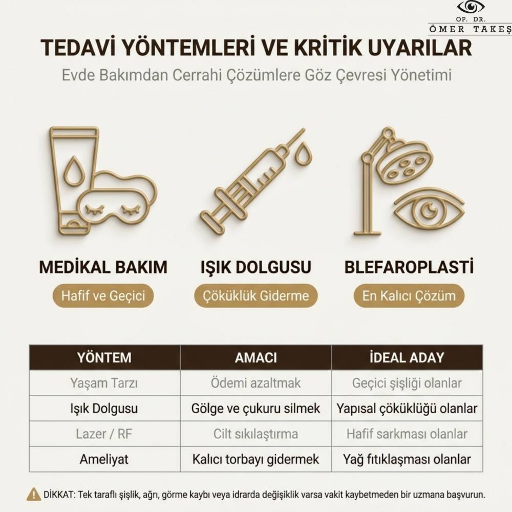 Göz altı torbaları en çabuk nasıl geçer