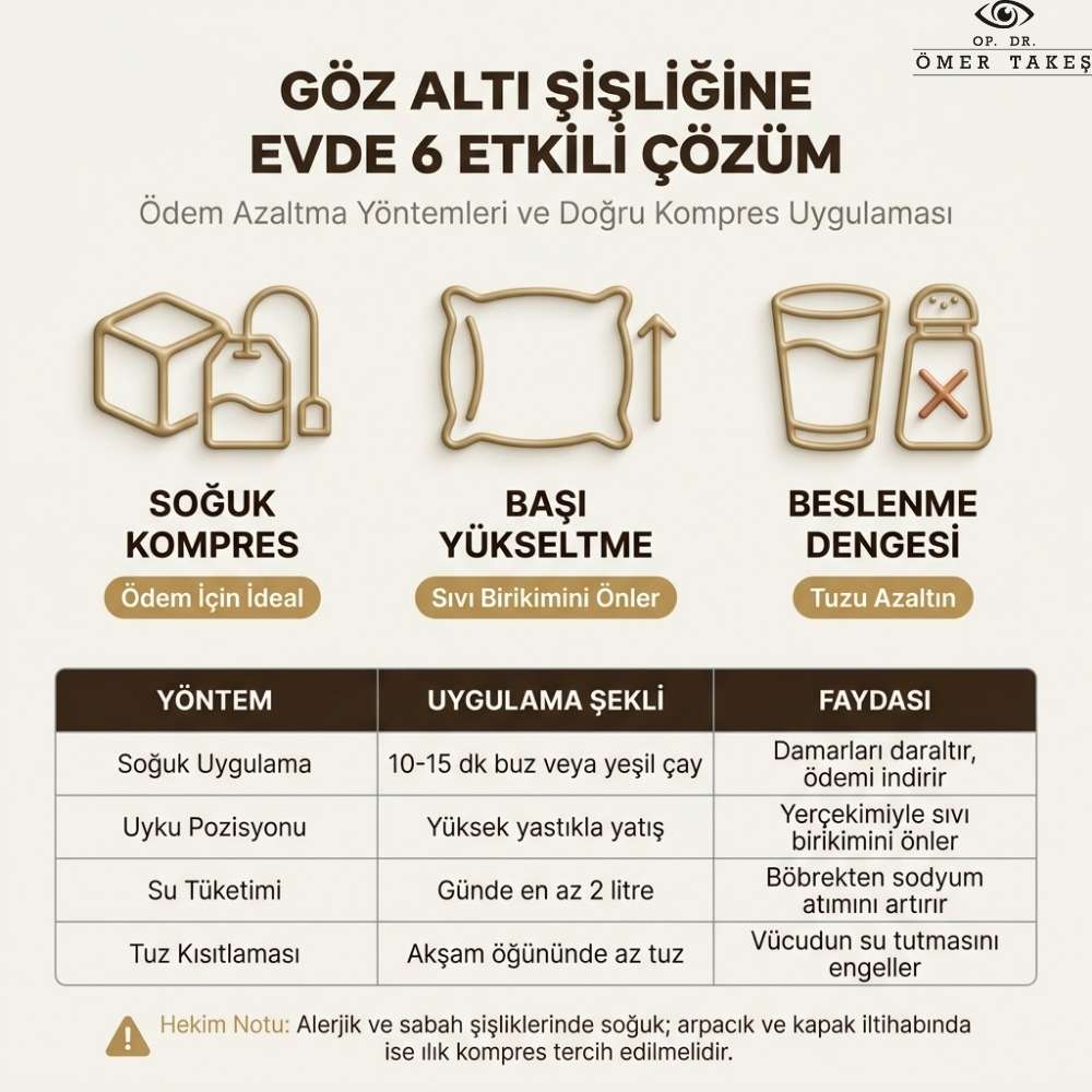 goz alti torbalari nasil giderilir