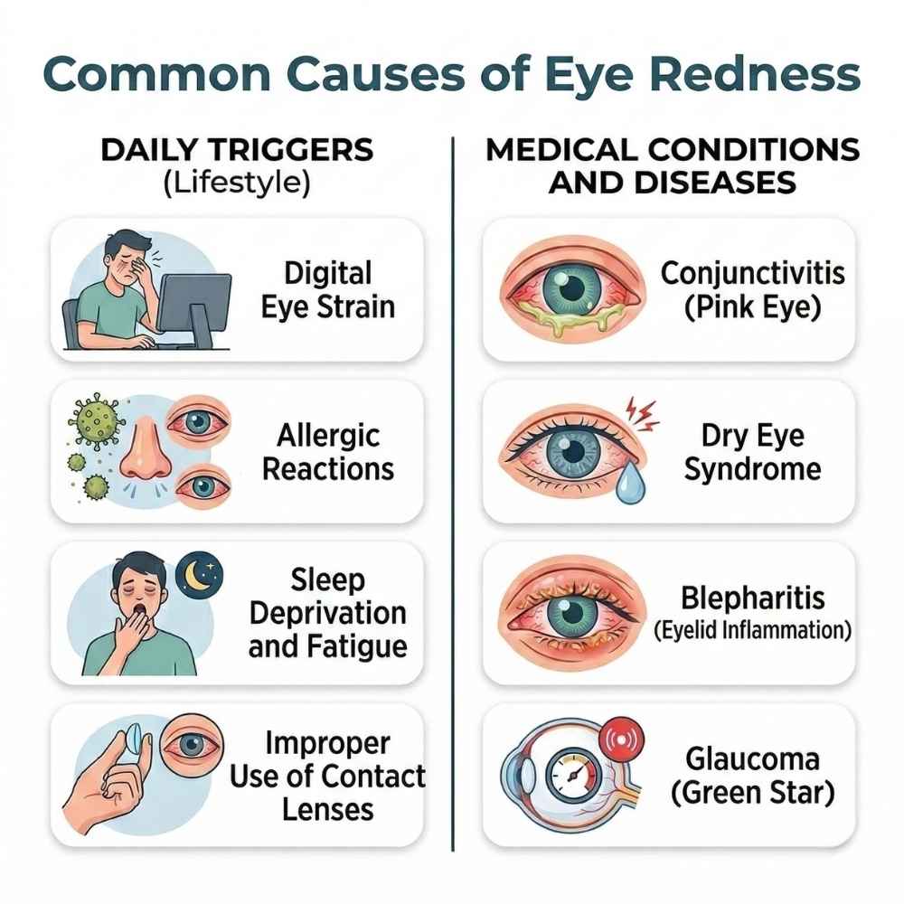 How to cure red eyes immediately