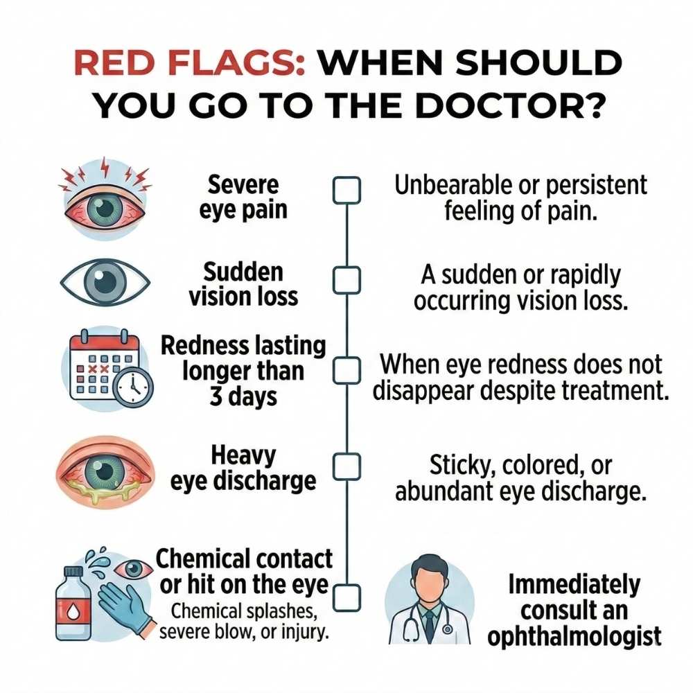 What is the best treatment for a red eye