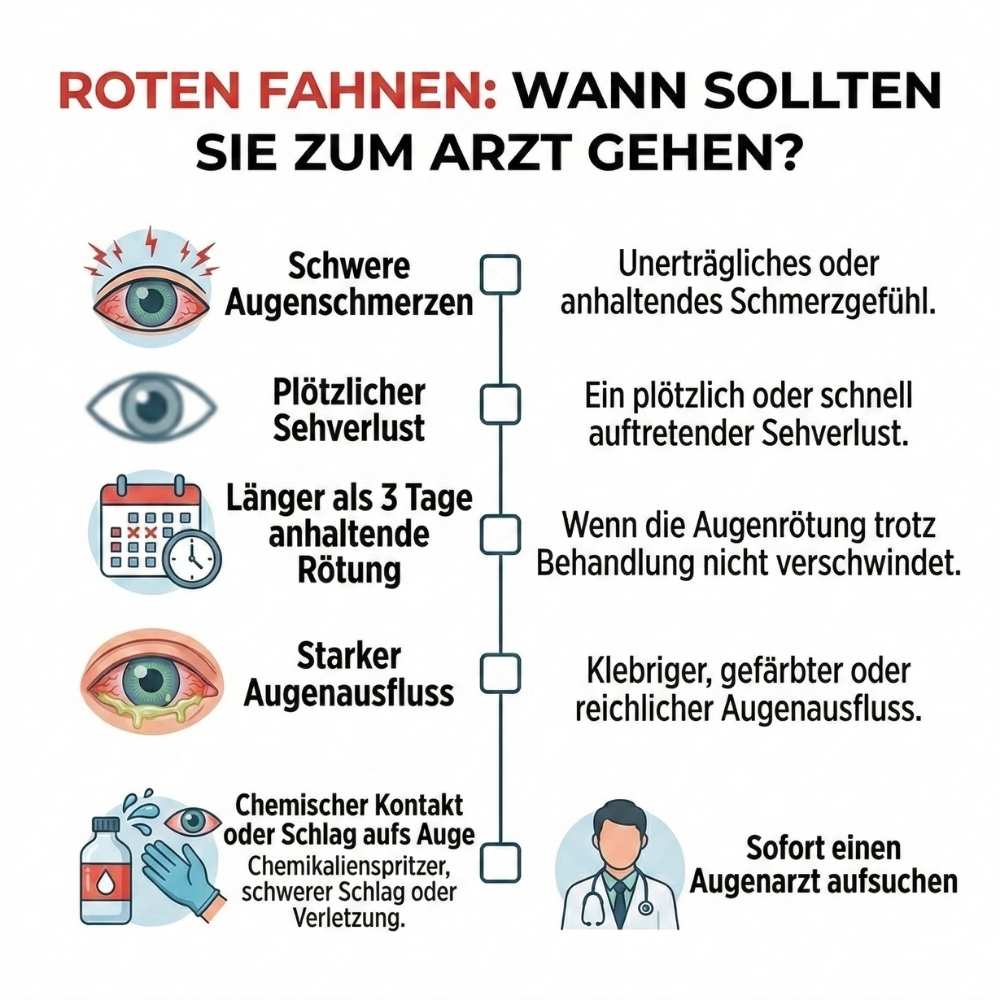 Wie kann man rote Augen wegmachen
