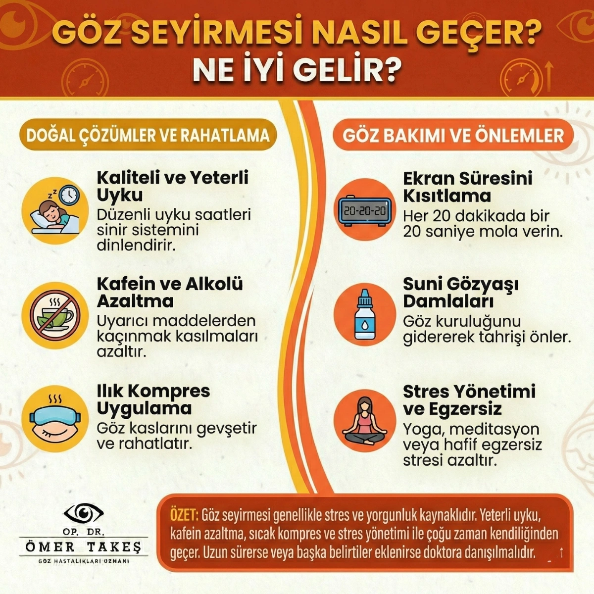 sol gözün seyirmesi ne anlama gelir