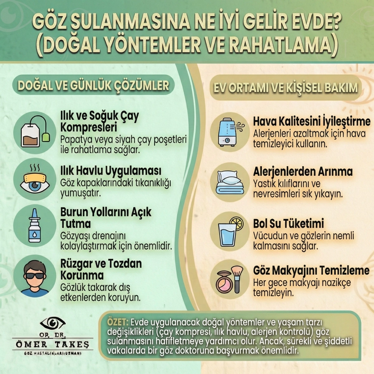 durduk yere gözden yaş gelmesi