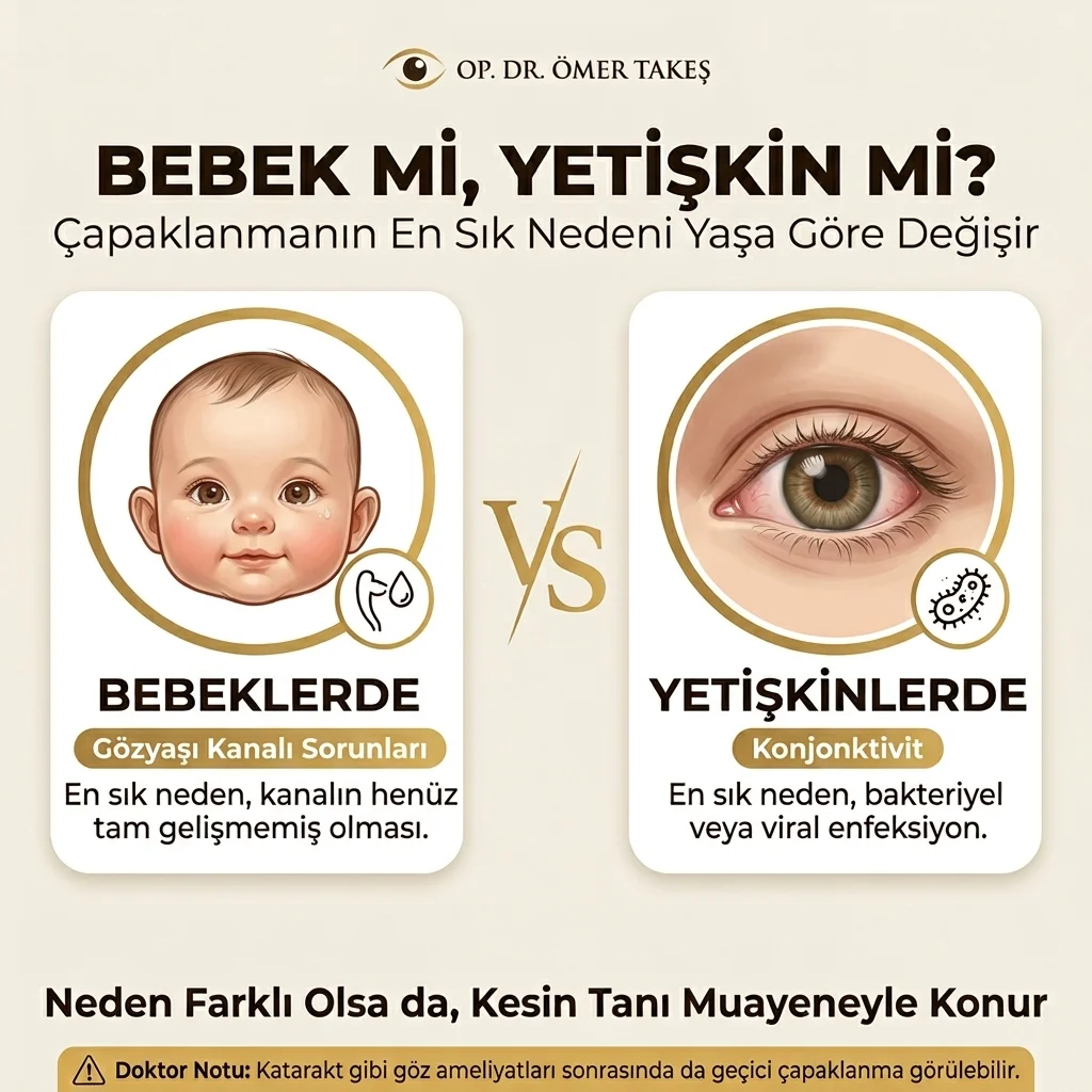Çapaklanma bebek mi yetişkin mi