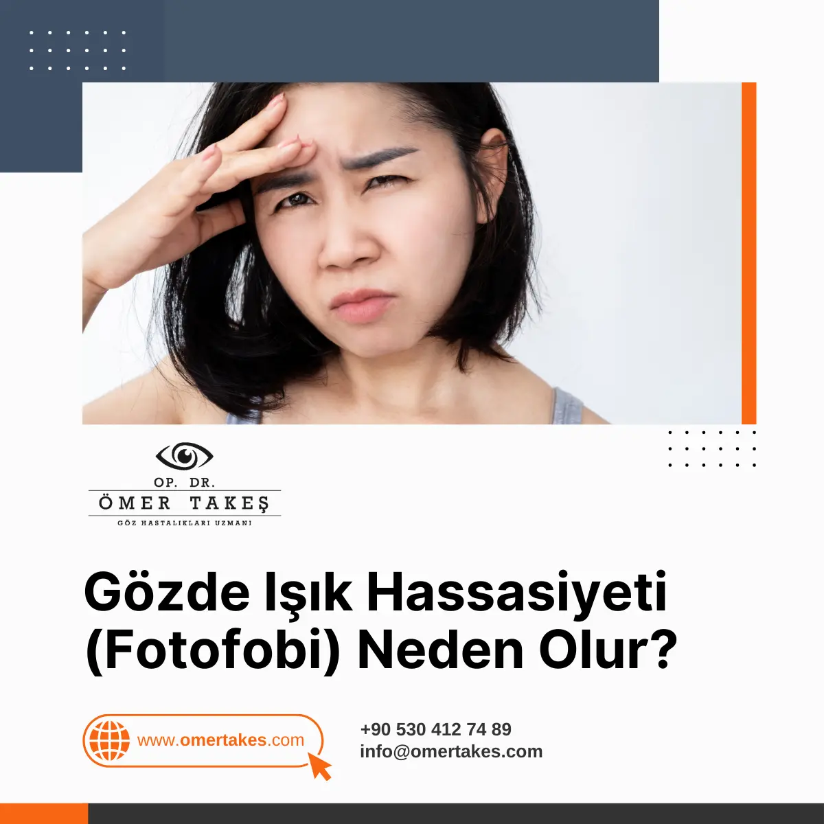 gözde ışık hassasiyeti neden olur
