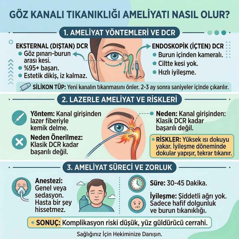 Bebeklerde gözyaşı kanalı tıkanıklığı Kadınlar Kulübü