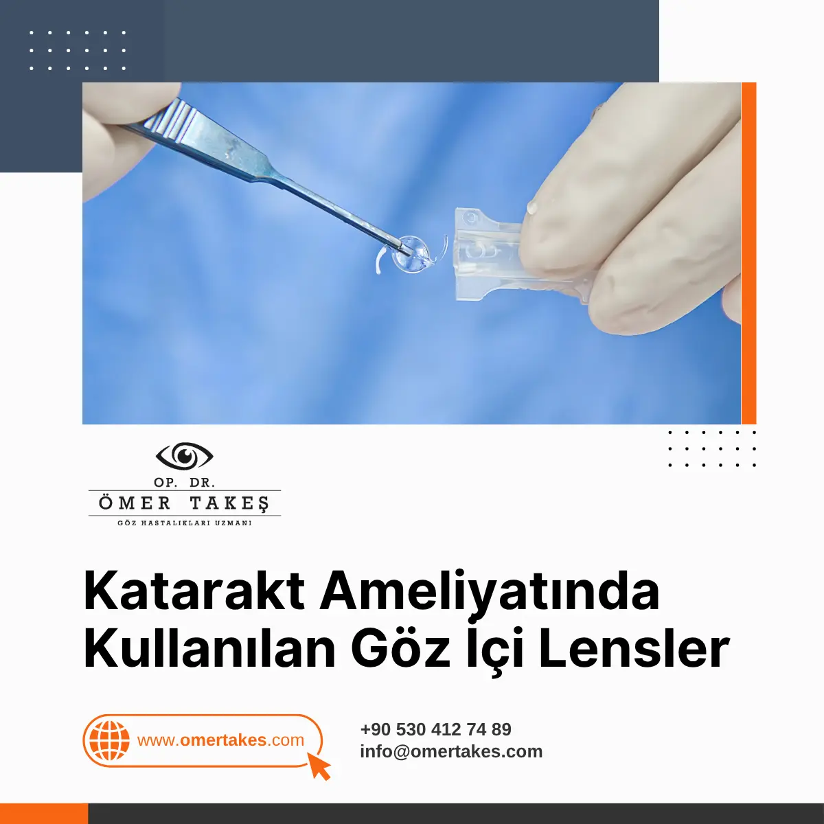 katarakt ameliyatında mercek takılmazsa ne olur