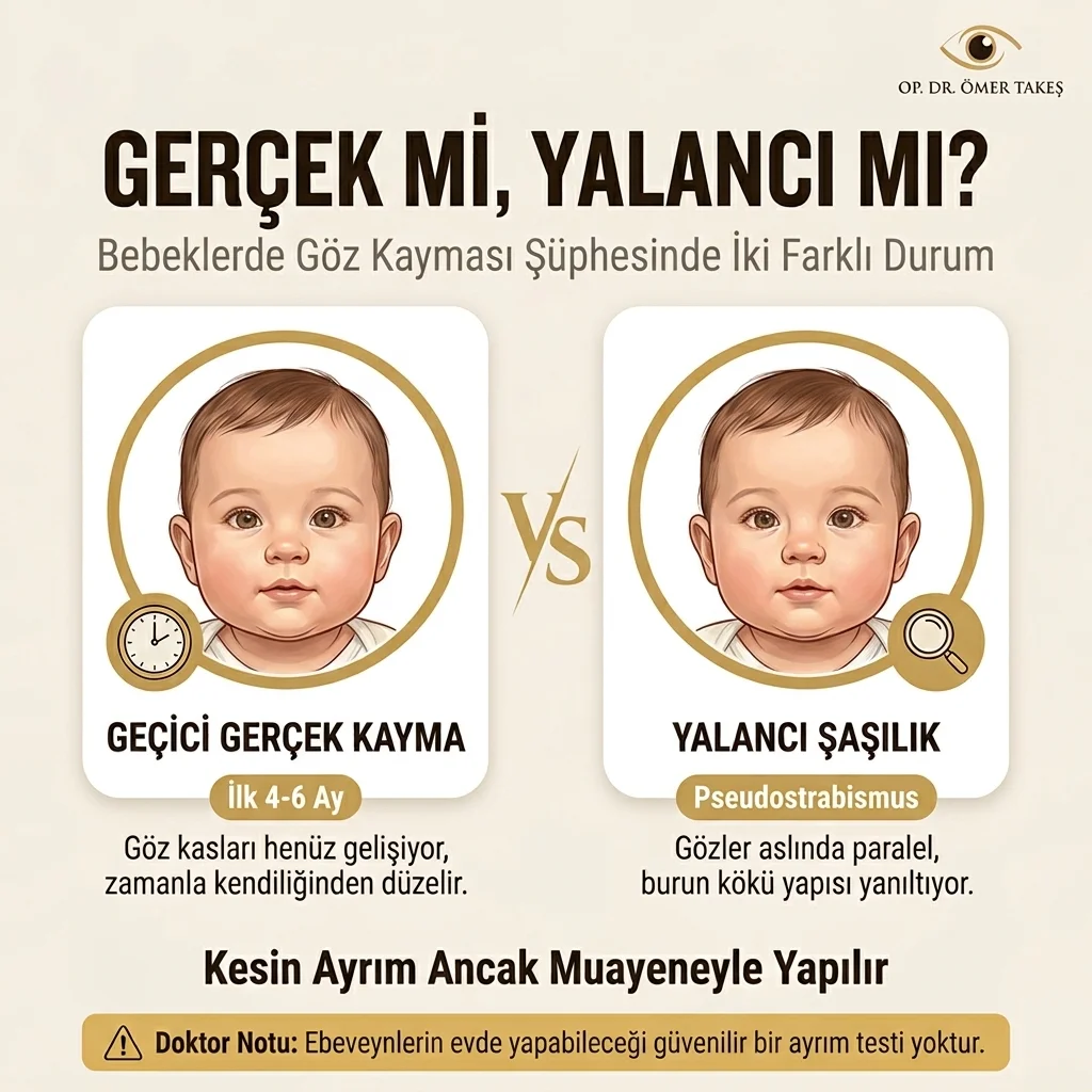Gerçek şaşılık yalancı şaşılık