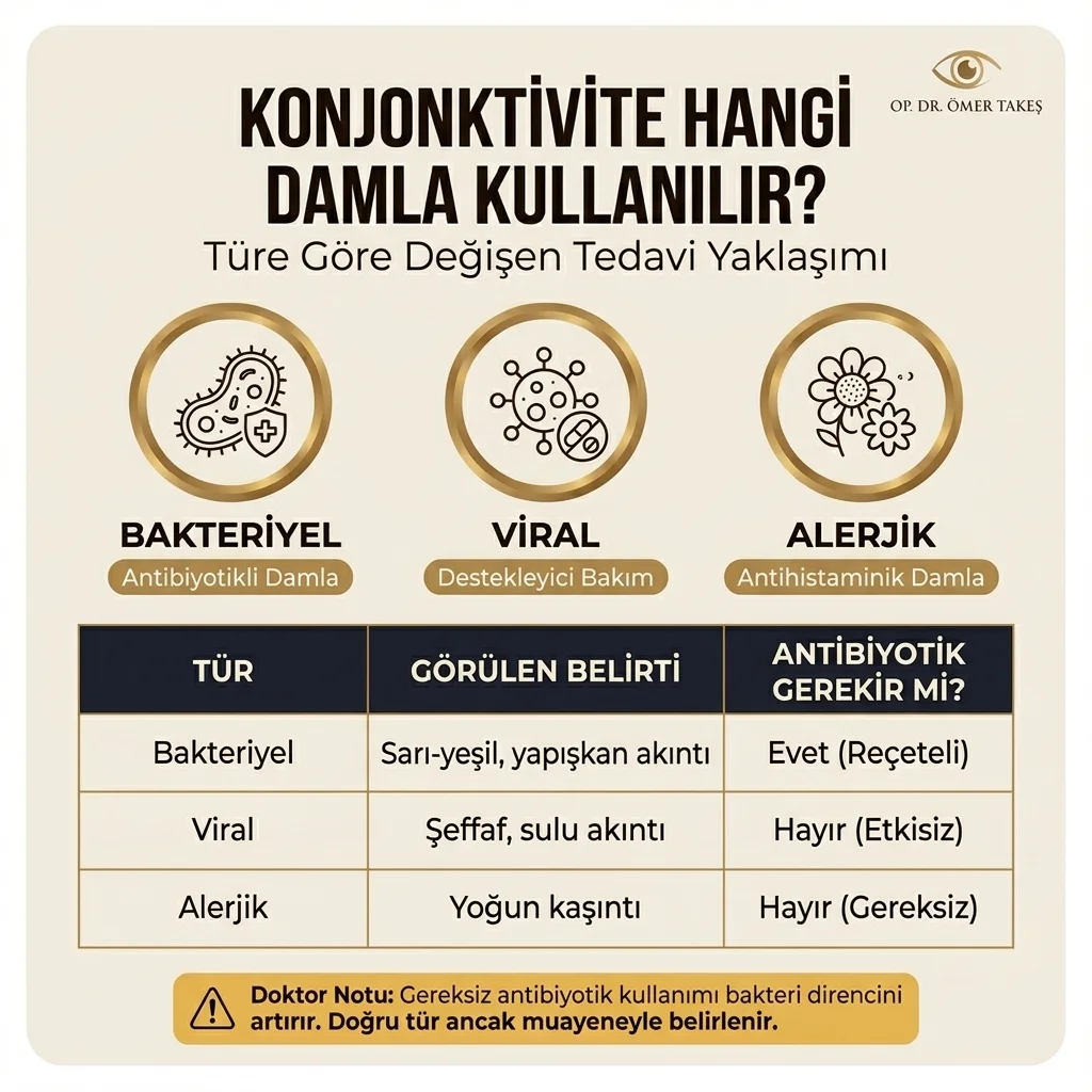 Konjonktivit hangi damla