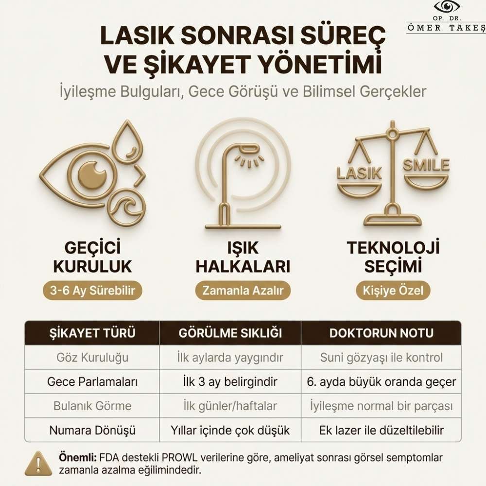Lasik göz Ameliyatı sonrası