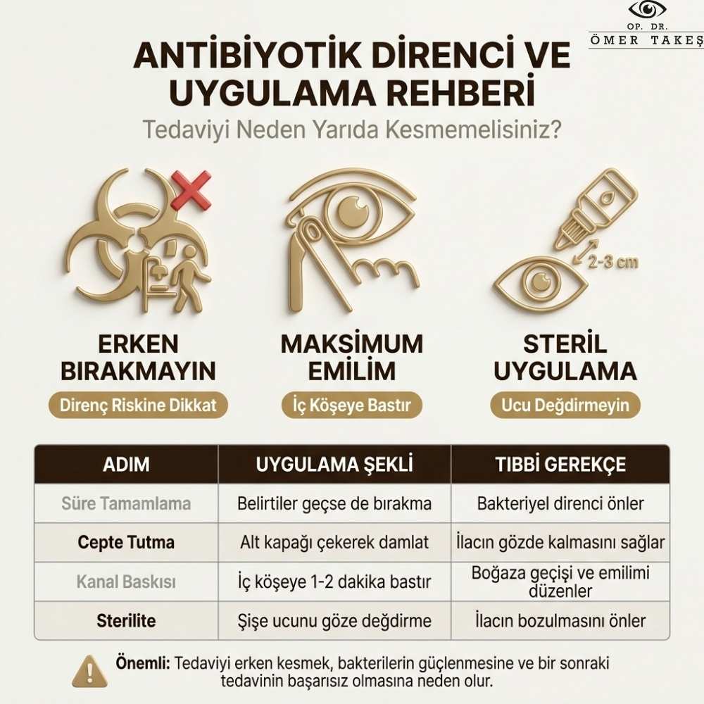 antibiyotik göz damlası kaç gün kullanılır