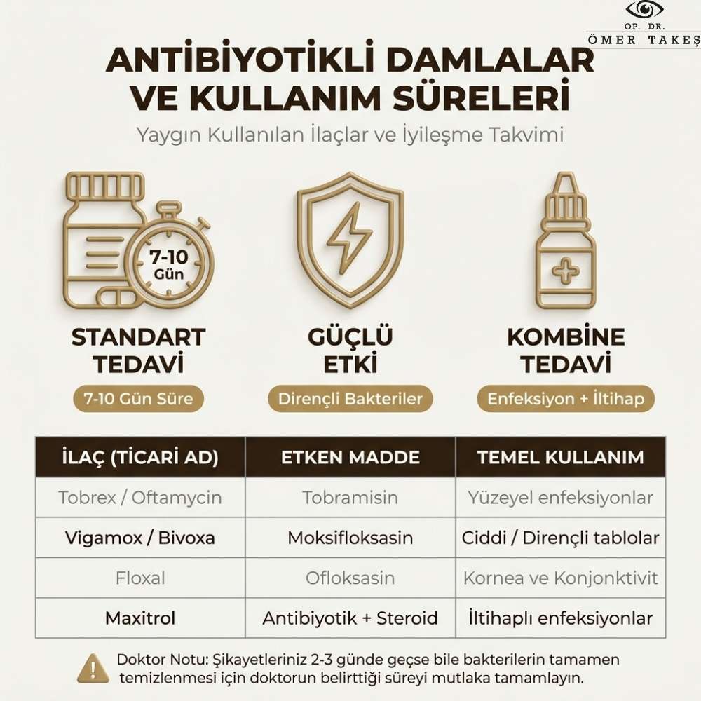 Antibiyotikli göz damlası isimleri