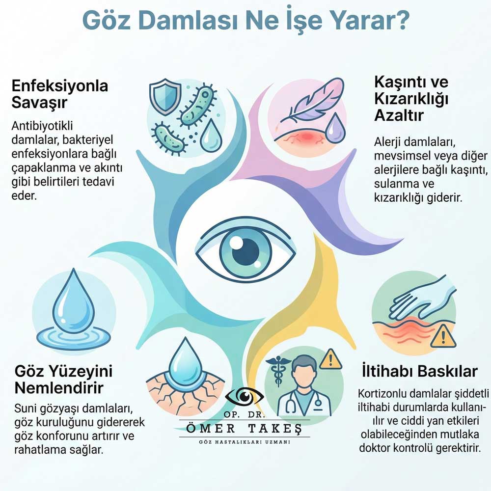 göz damlasi ne işe yarar