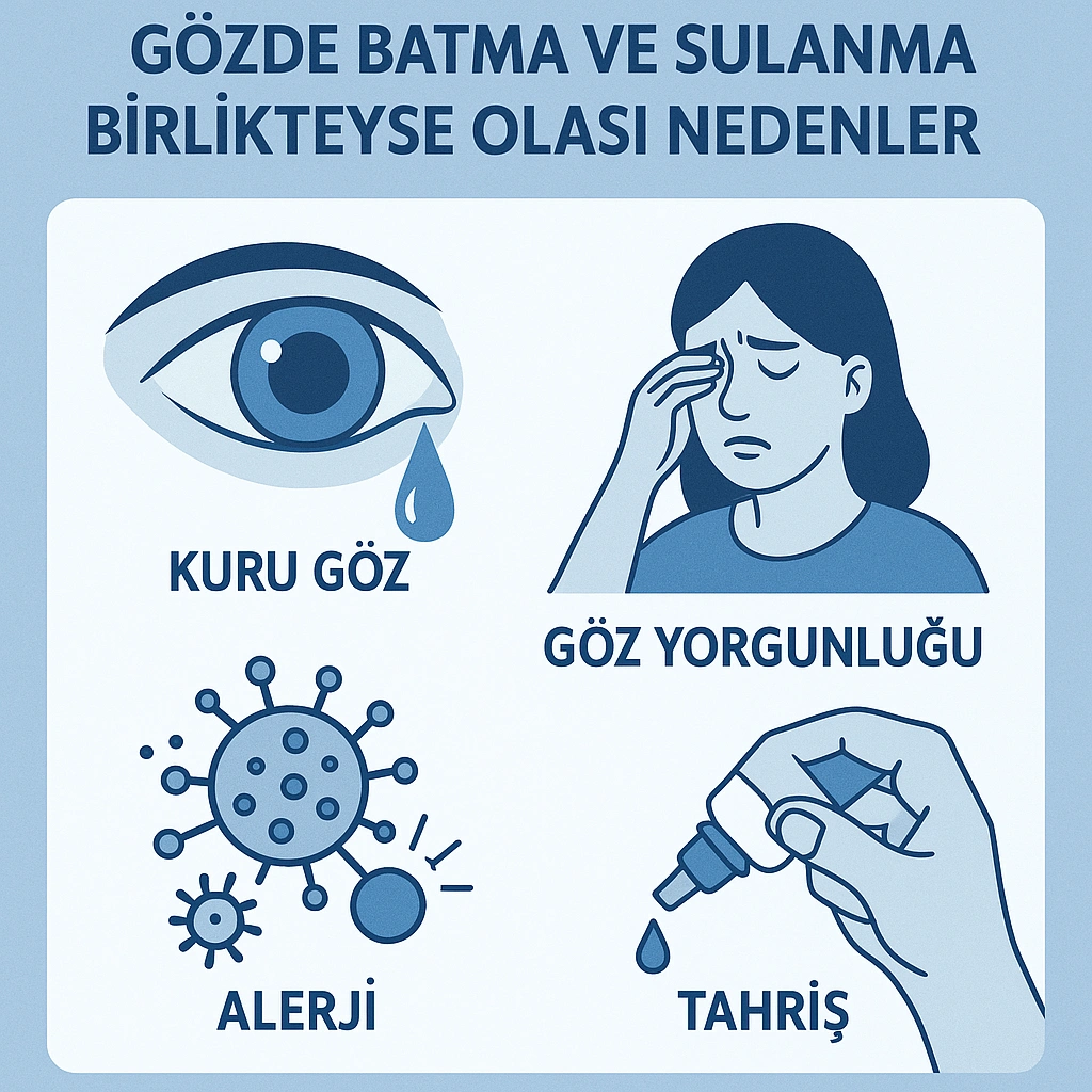 tek gözde batma hissi nasıl geçer