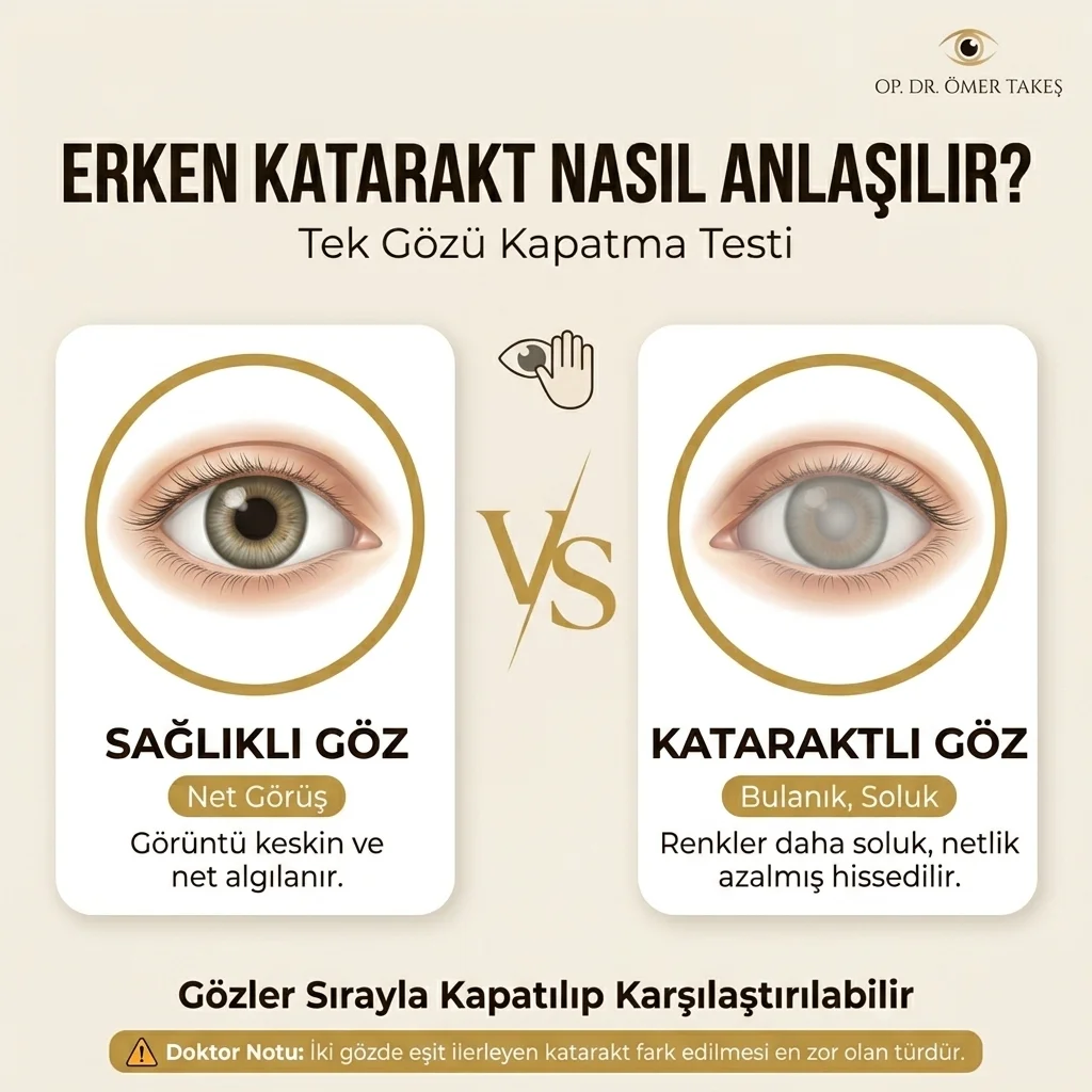 Erken katarakt nasıl anlaşılır