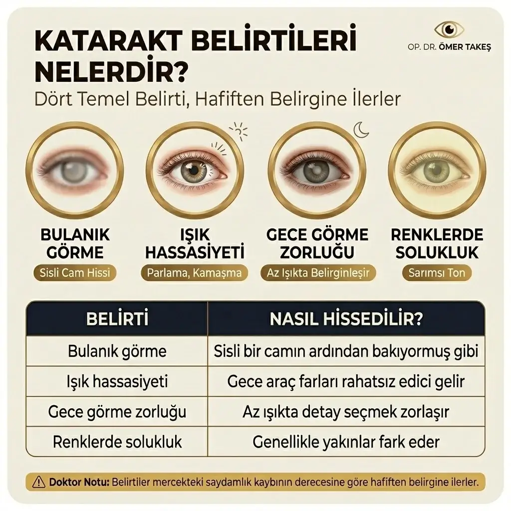 katarakt belirtileri nelerdir